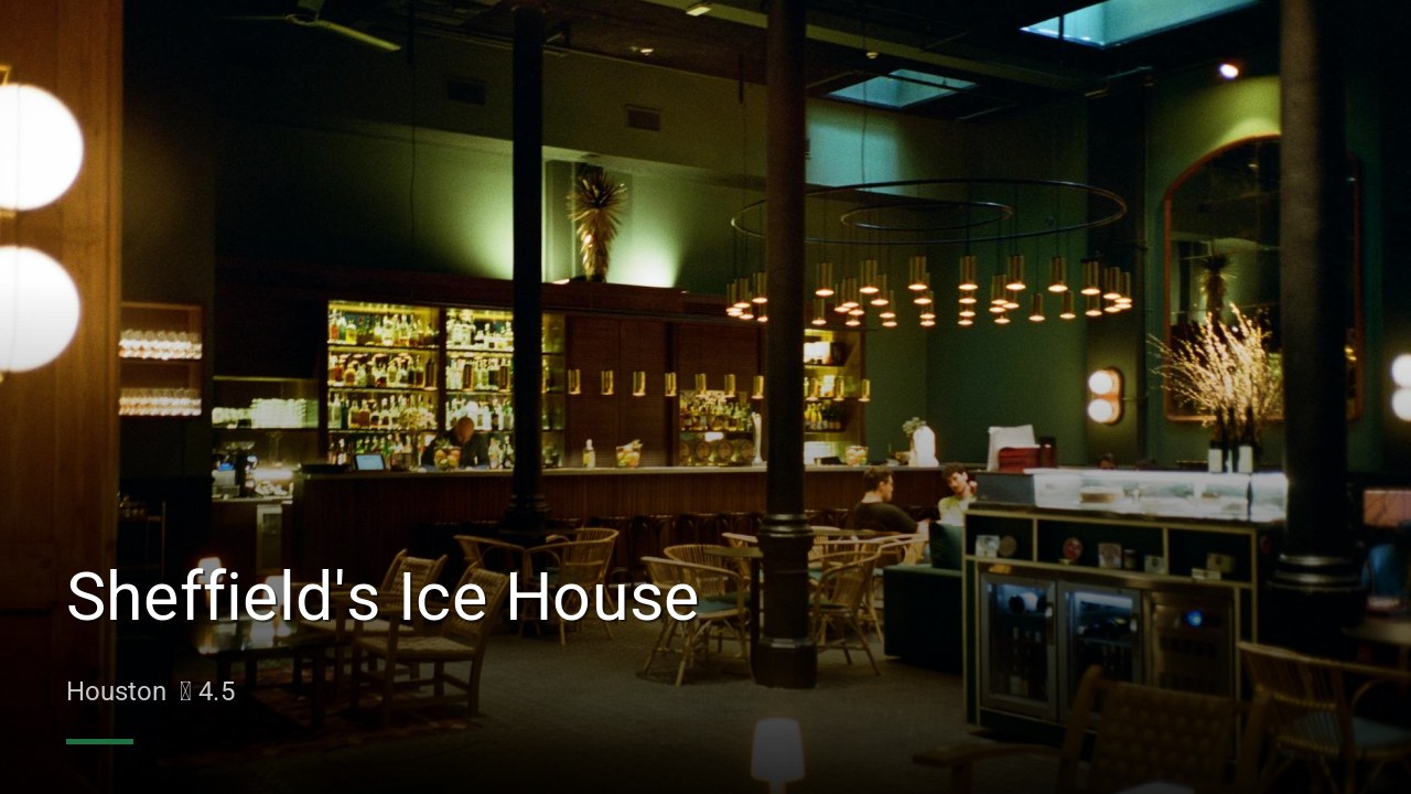 Sheffield’s Ice House — Sports bars in Houston