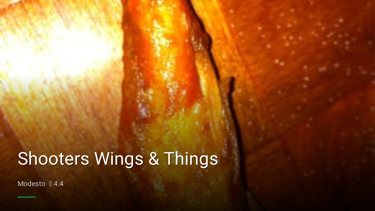 Shooters Wings & Things - Sports Bars in Modesto