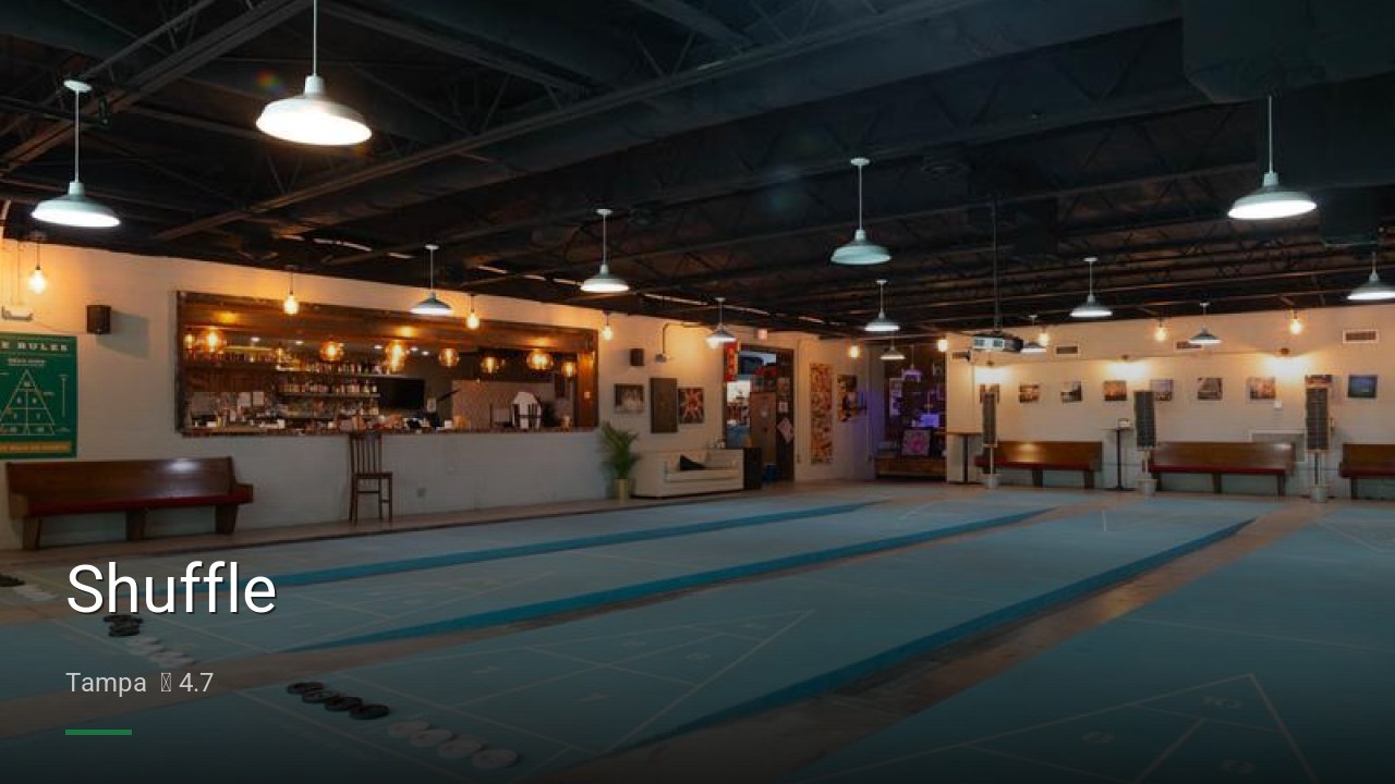 Shuffle - Sports Bars in Tampa