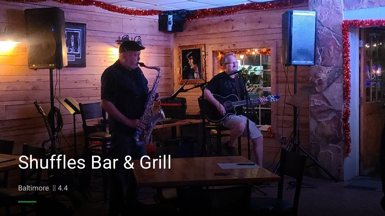 Shuffles Bar & Grill - Sports Bars in Baltimore