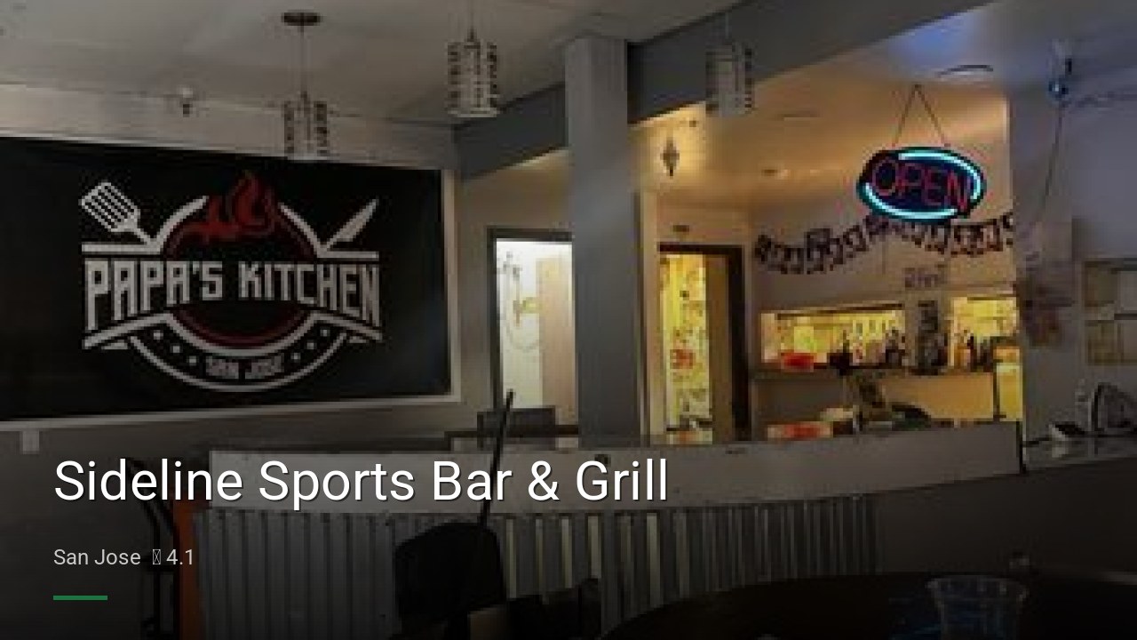 Sideline Sports Bar & Grill - Sports Bars in San Jose