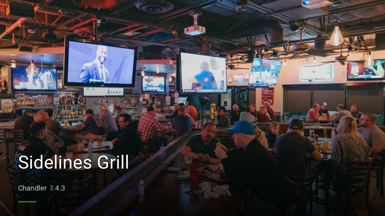Sidelines Grill - Sports Bars in Chandler