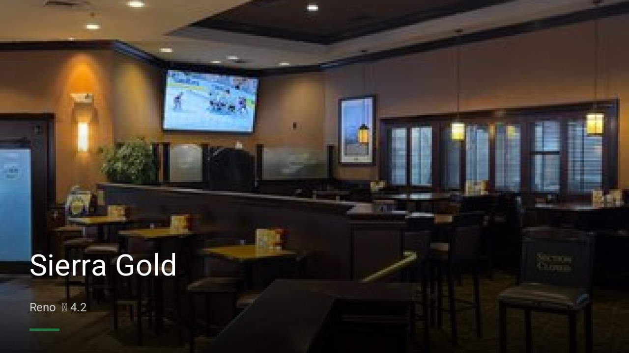 Sierra Gold - Sports Bars in Reno