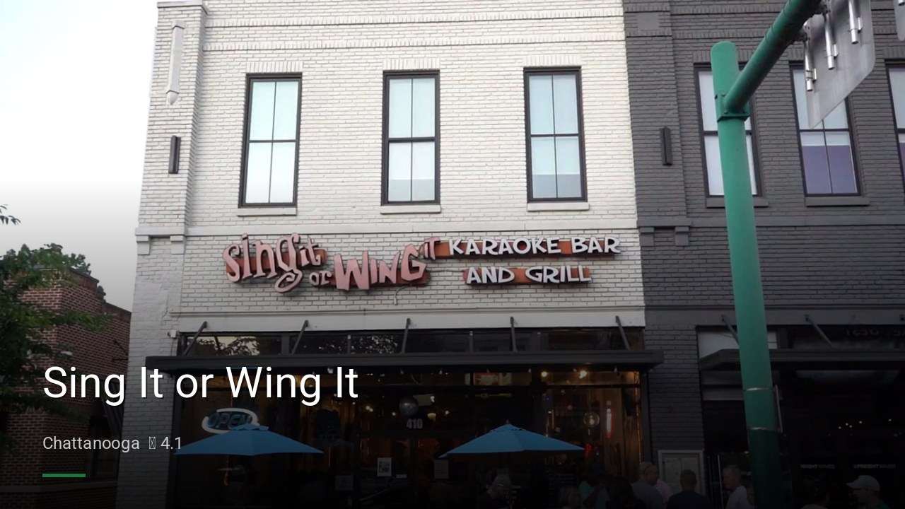 Sing It or Wing It - Sports Bars in Chattanooga
