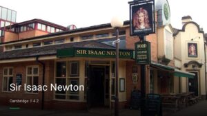 Sir Isaac Newton — Pubs in Cambridge