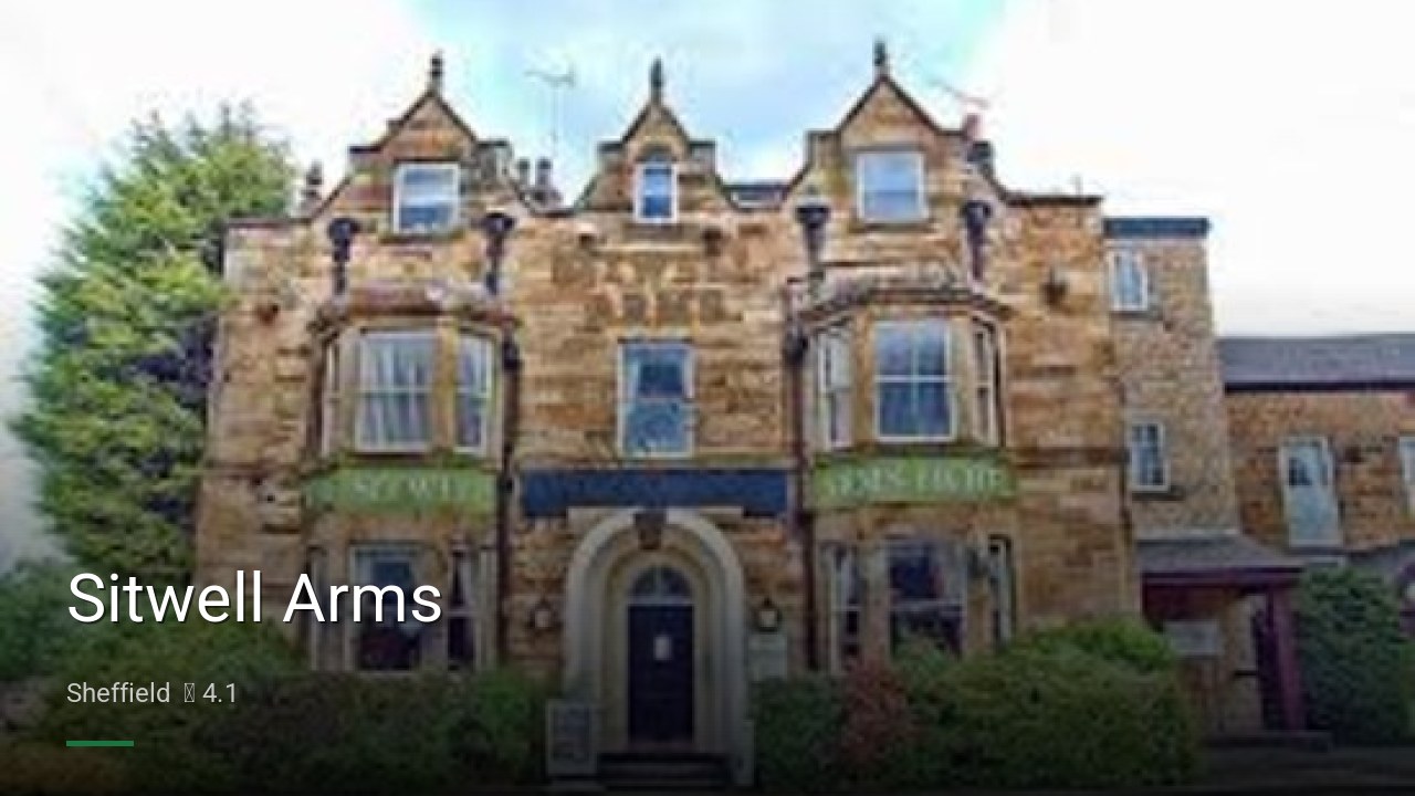 Sitwell Arms - Sports Bars in Sheffield