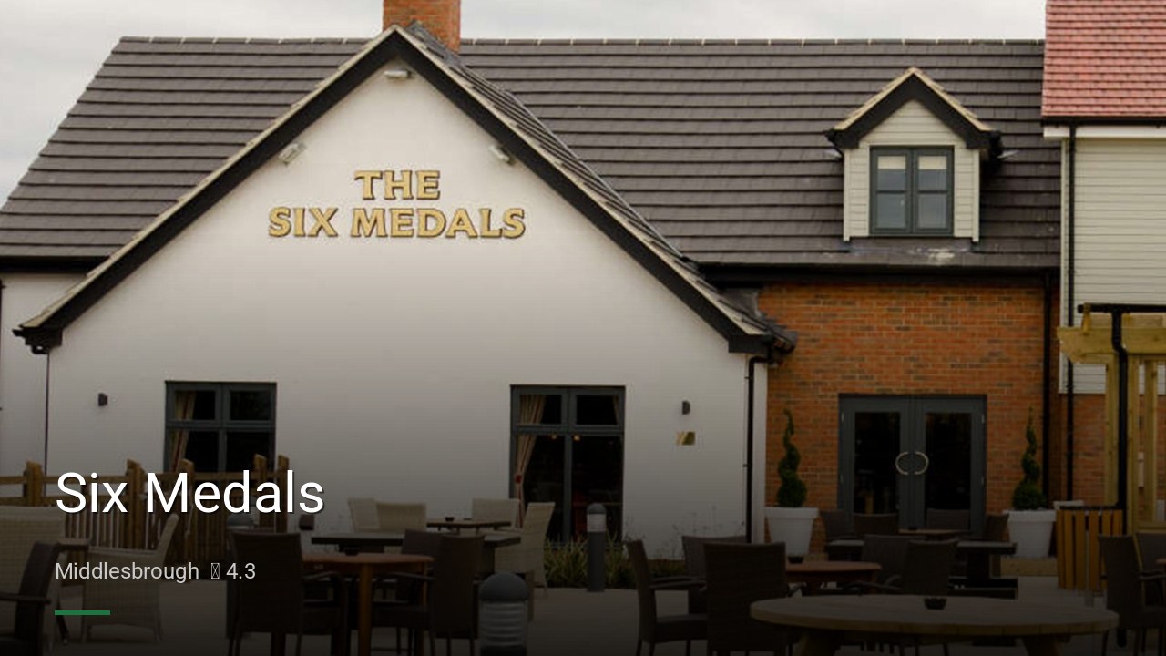 Six Medals - Sports Bars in Middlesbrough