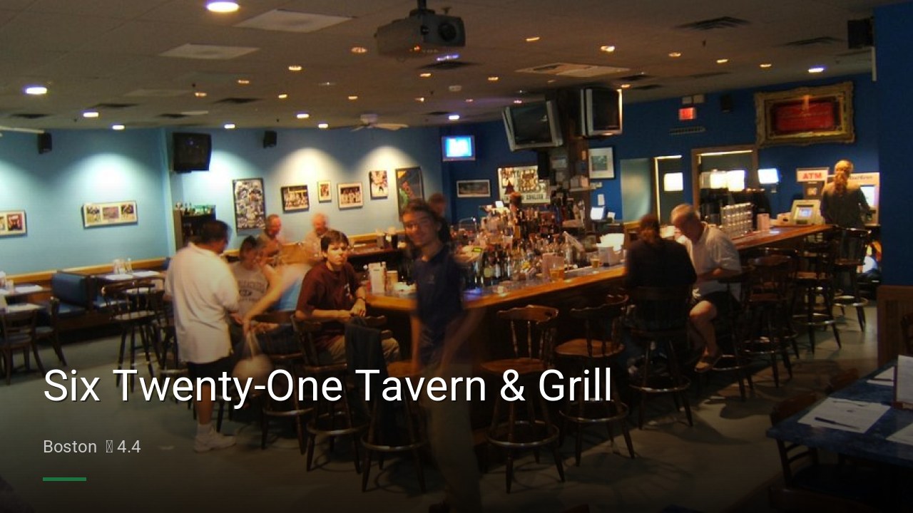 Six Twenty-One Tavern & Grill - Sports Bars in Boston