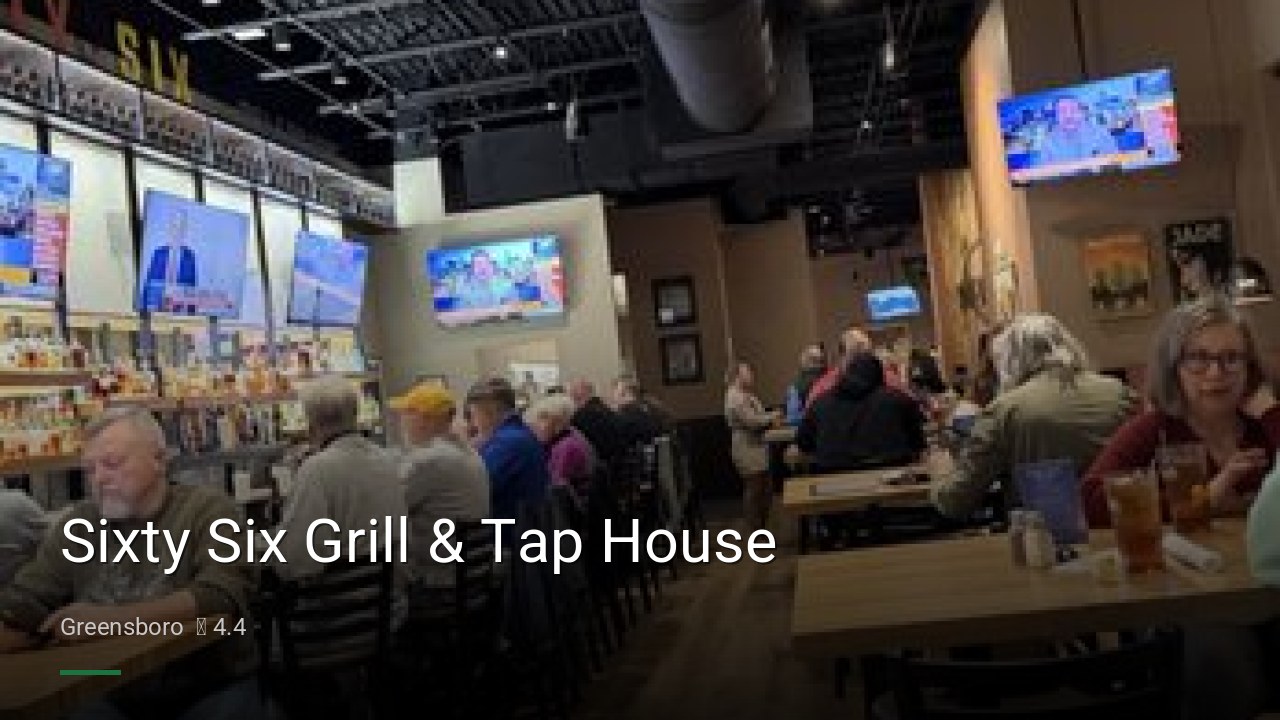 Sixty Six Grill & Tap House - Sports Bars in Greensboro