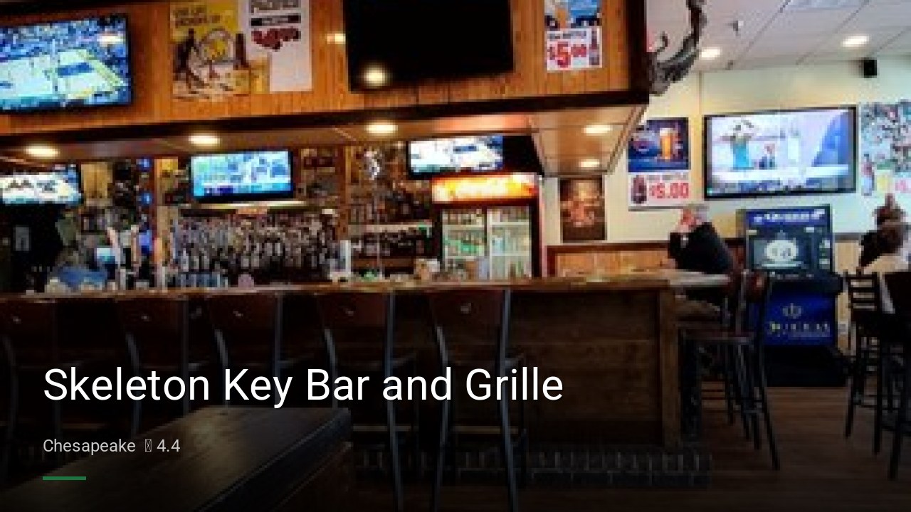 Skeleton Key Bar and Grille - Sports Bars in Chesapeake