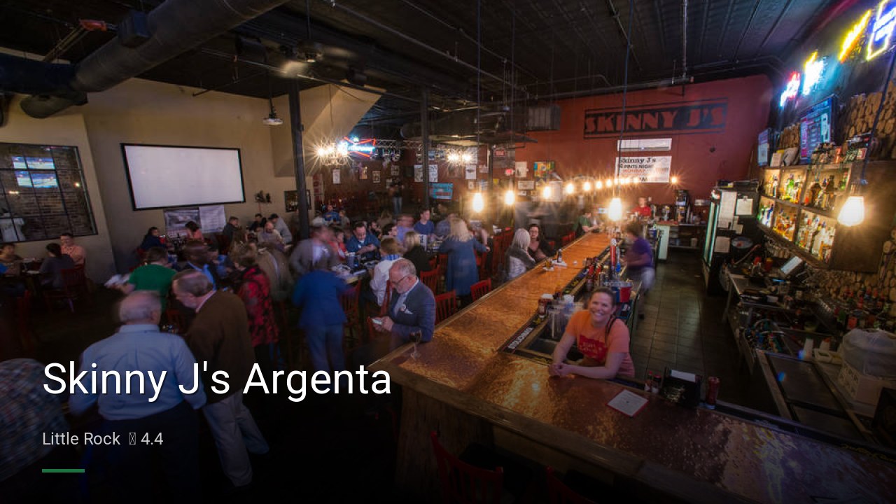 Skinny J's Argenta - Sports Bars in Little Rock