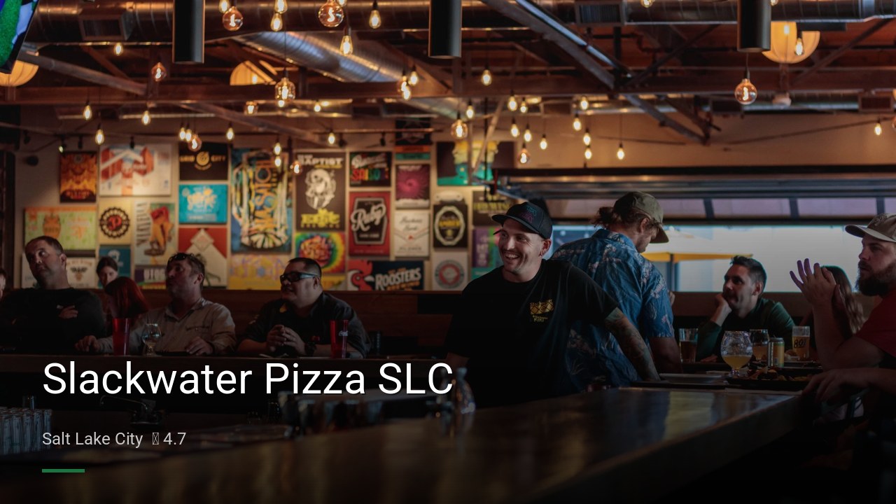 Slackwater Pizza SLC - Sports Bars in Salt Lake City
