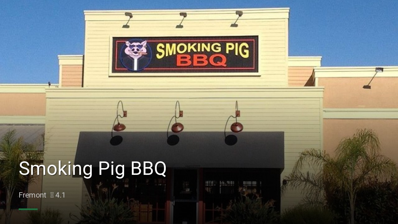 Smoking Pig BBQ - Sports Bars in Fremont