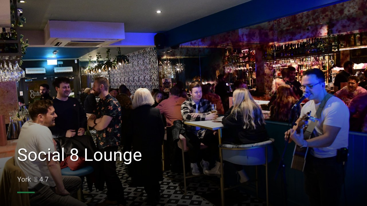 Social 8 Lounge - Sports Bars in York
