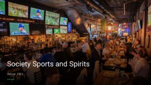 Watch MLB at Society Sports and Spirits in Denver