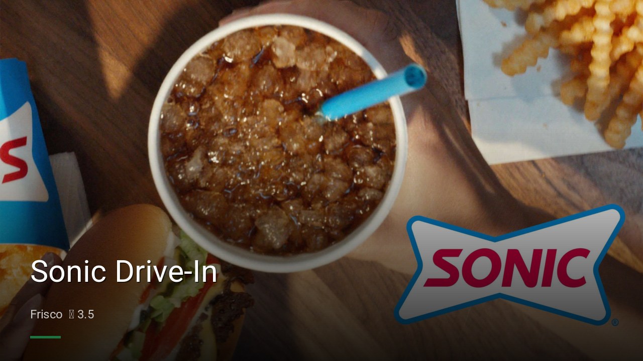 Sonic Drive-In - Sports Bars in Frisco