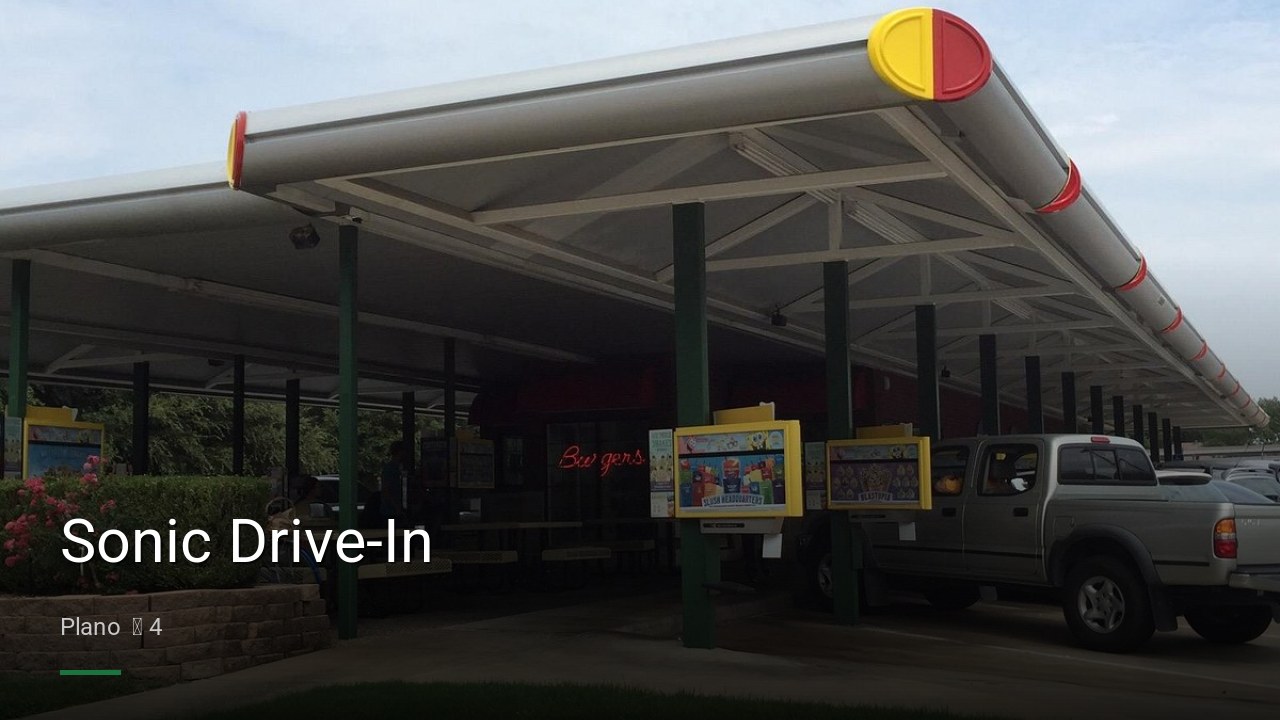 Sonic Drive-In - Sports Bars in Plano