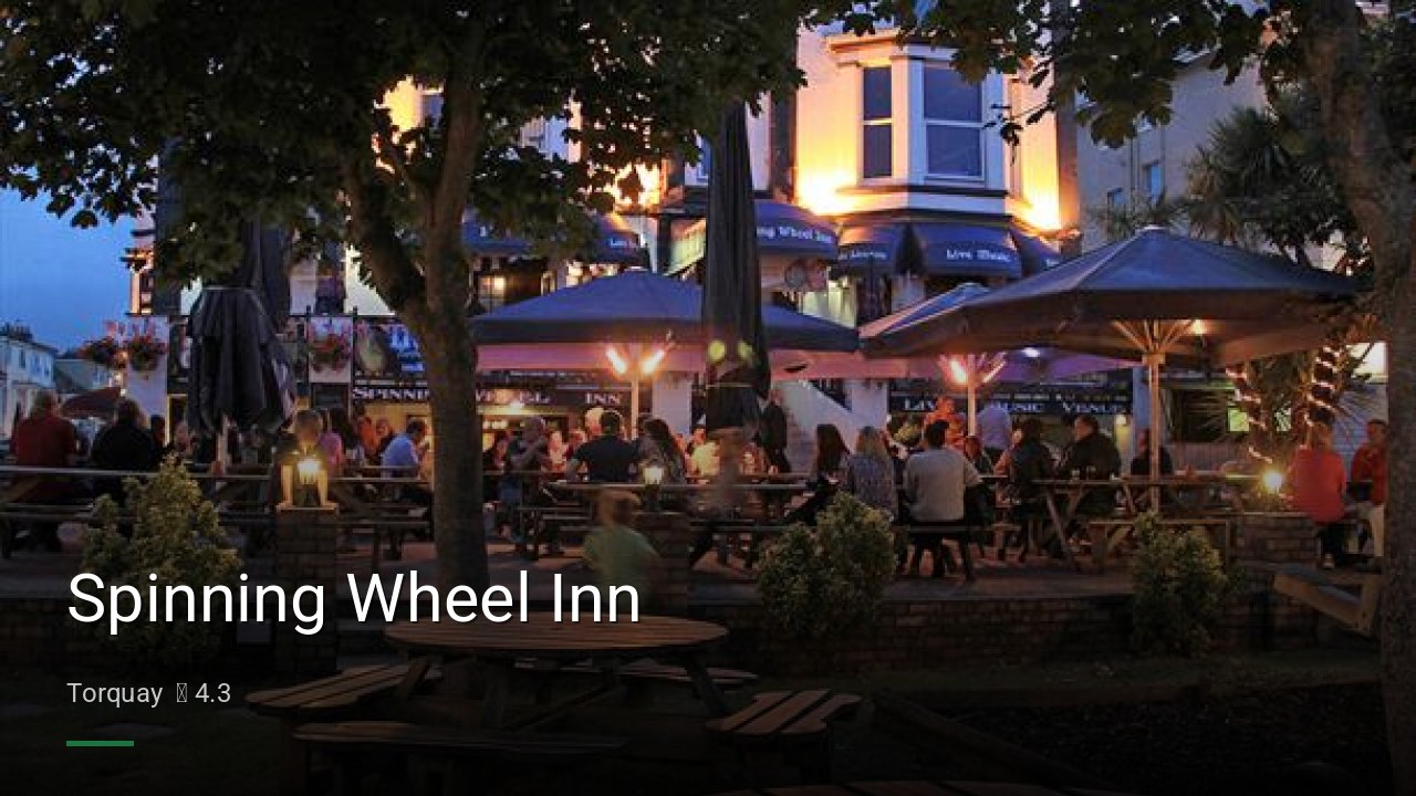 Spinning Wheel Inn - Sports Bars in Torquay