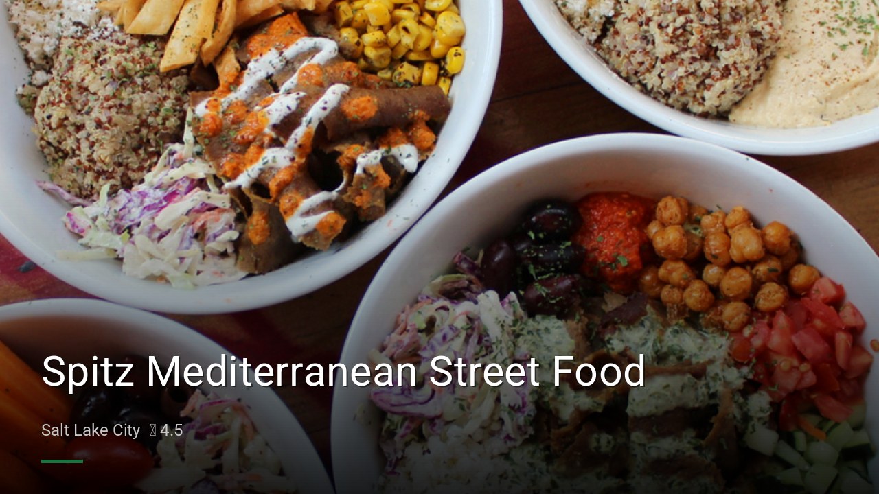 Spitz Mediterranean Street Food - Sports Bars in Salt Lake City