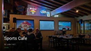 Sports Cafe — Sports bars in St. Louis