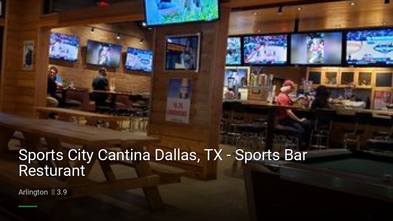 Sports City Cantina Dallas, TX - Sports Bar Resturant - Sports Bars in Arlington