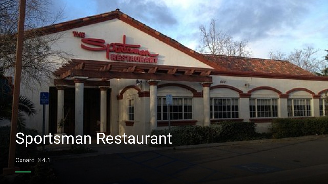 Sportsman Restaurant - Sports Bars in Oxnard