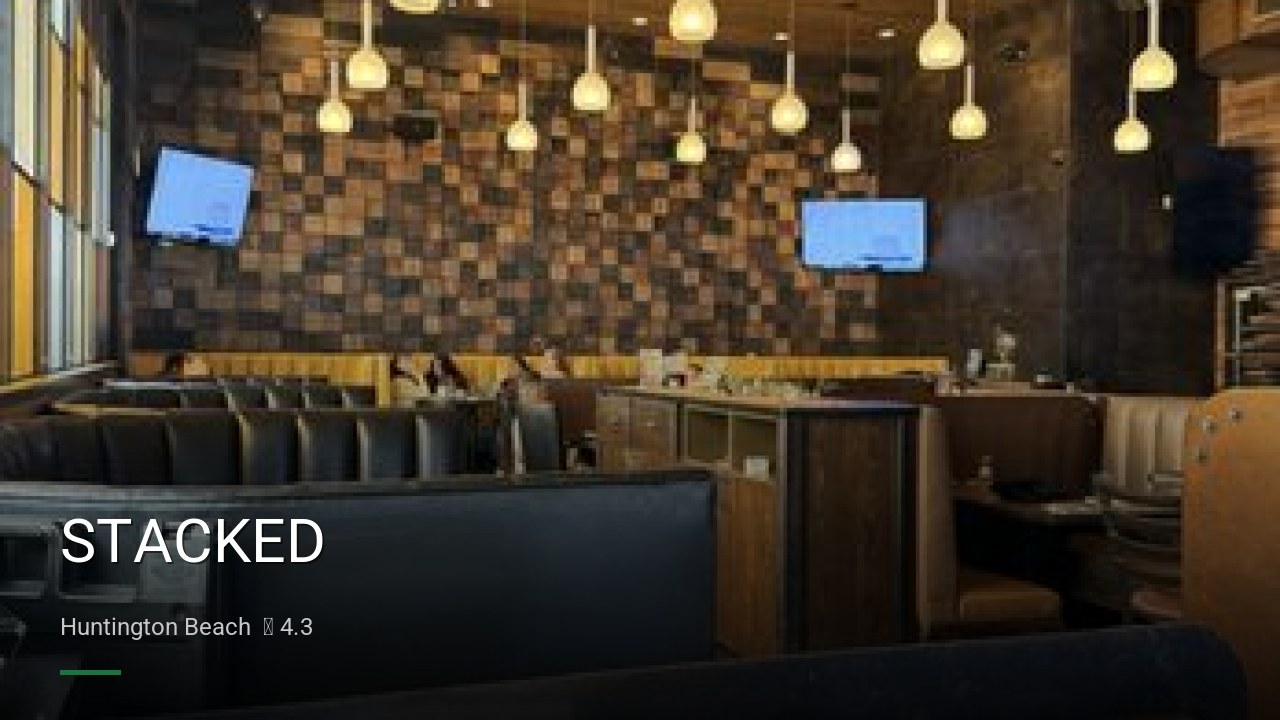 STACKED - Sports Bars in Huntington Beach
