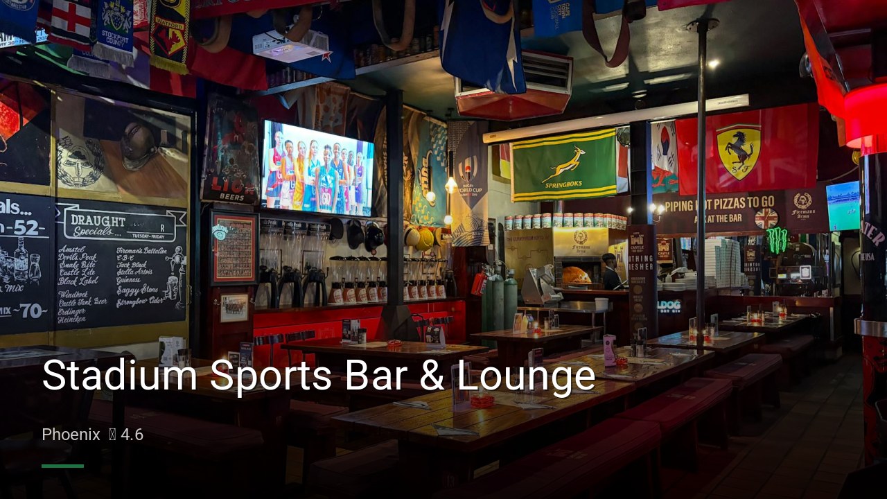 Stadium Sports Bar & Lounge — Sports bars in Phoenix