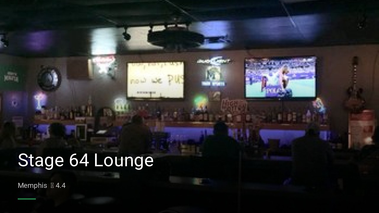 Stage 64 Lounge - Sports Bars in Memphis
