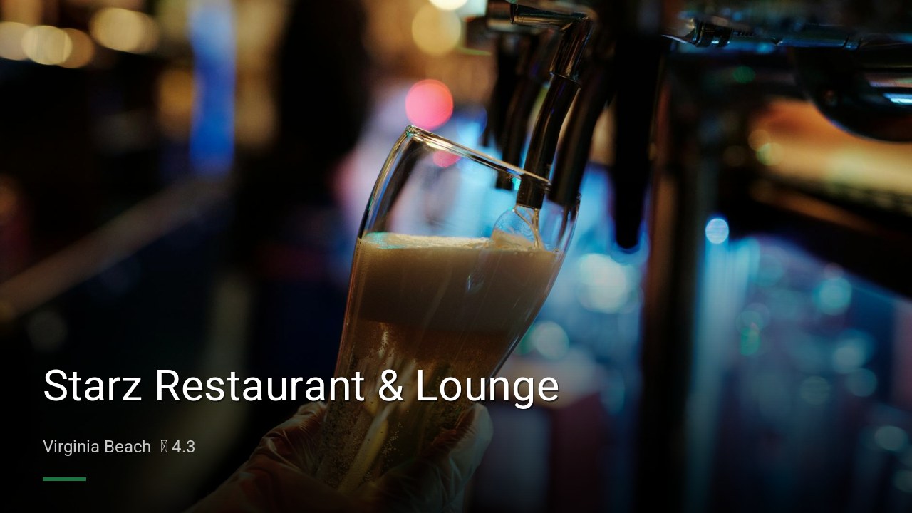 Starz Restaurant & Lounge — Sports bars in Virginia Beach