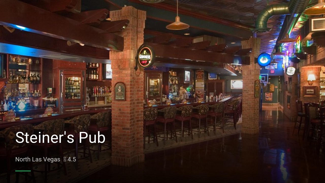 Steiner's Pub - Sports Bars in North Las Vegas