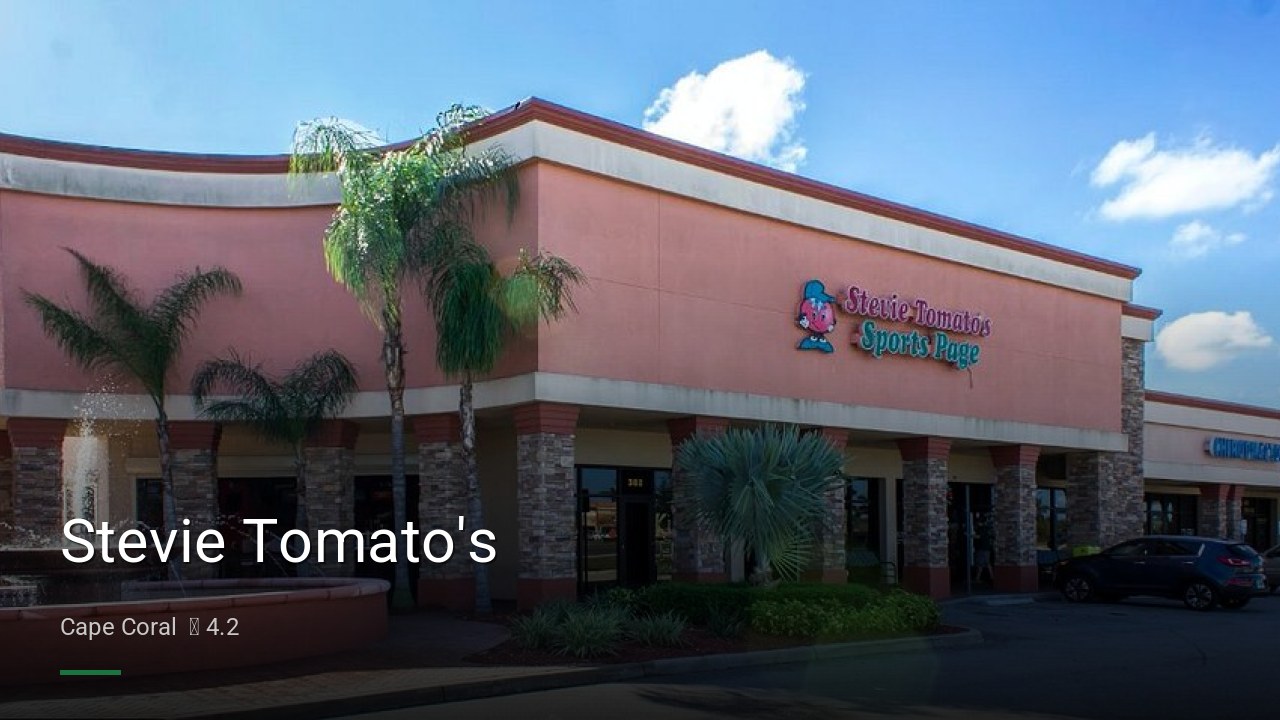 Stevie Tomato's - Sports Bars in Cape Coral