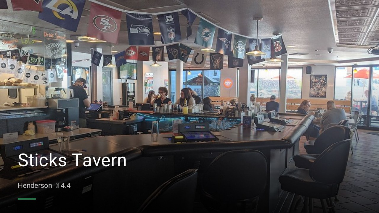 Sticks Tavern - Sports Bars in Henderson