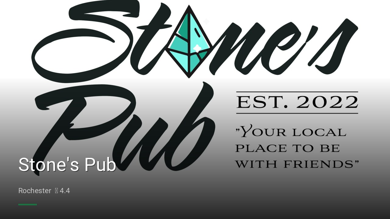 Stone's Pub - Sports Bars in Rochester