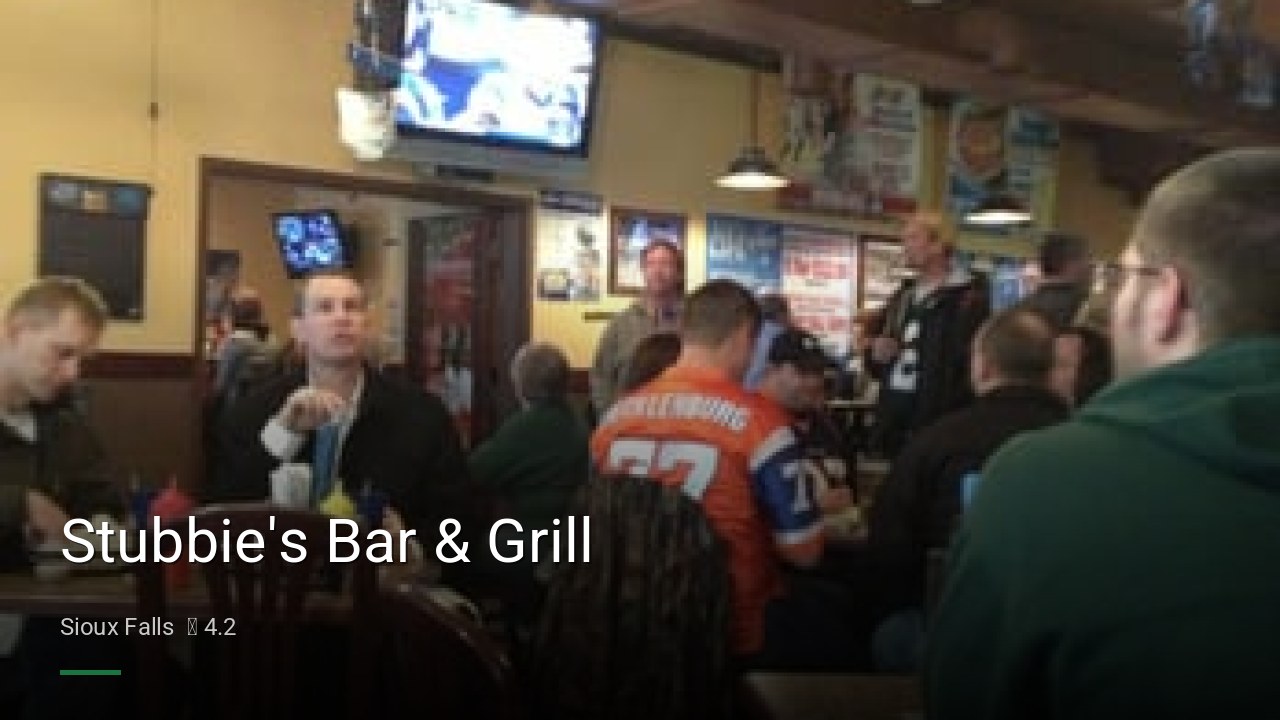 Stubbie's Bar & Grill - Sports Bars in Sioux Falls