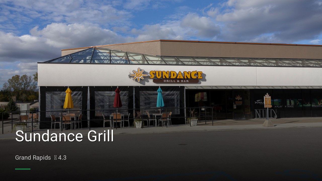 Sundance Grill - Sports Bars in Grand Rapids