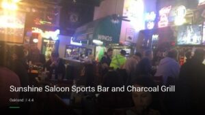 Sunshine Saloon Sports Bar and Charcoal Grill — Sports bars in Oakland