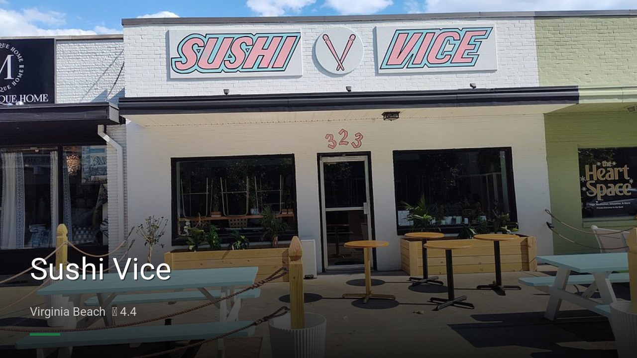 Sushi Vice - Sports Bars in Virginia Beach
