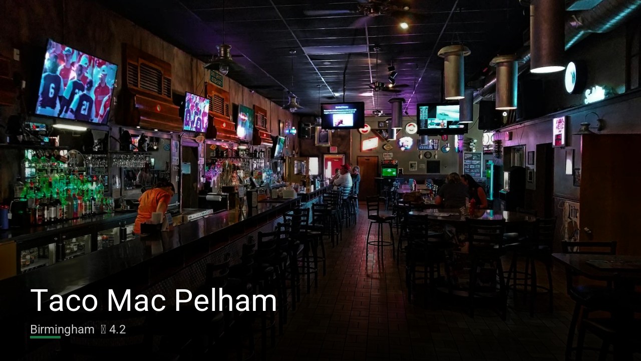 Taco Mac Pelham — Sports bars in Birmingham