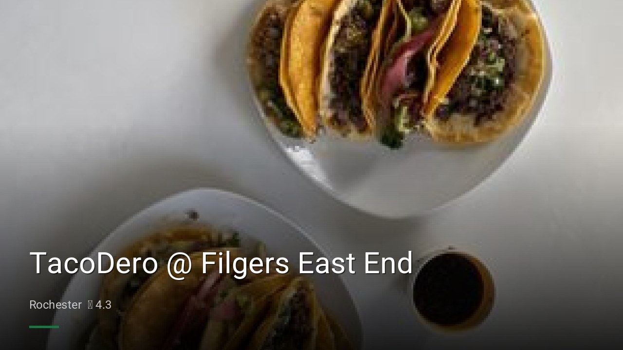 TacoDero @ Filgers East End - Sports Bars in Rochester