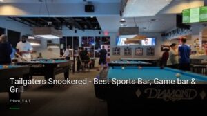 Tailgaters Snookered – Best Sports Bar, Game bar & Grill — Sports bars in Frisco