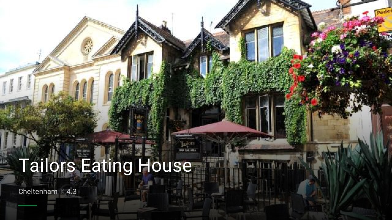 Tailors Eating House - Sports Bars in Cheltenham