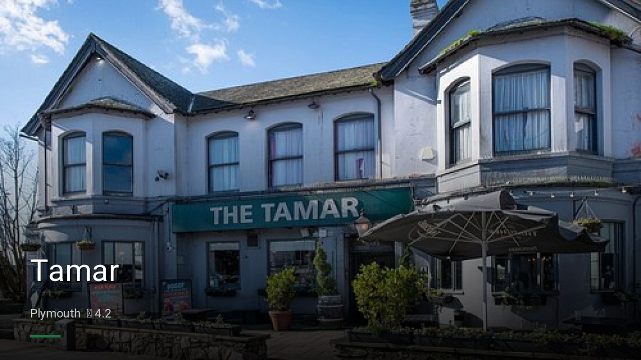 Tamar - Sports Bars in Plymouth