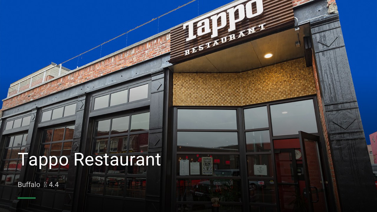 Tappo Restaurant - Sports Bars in Buffalo