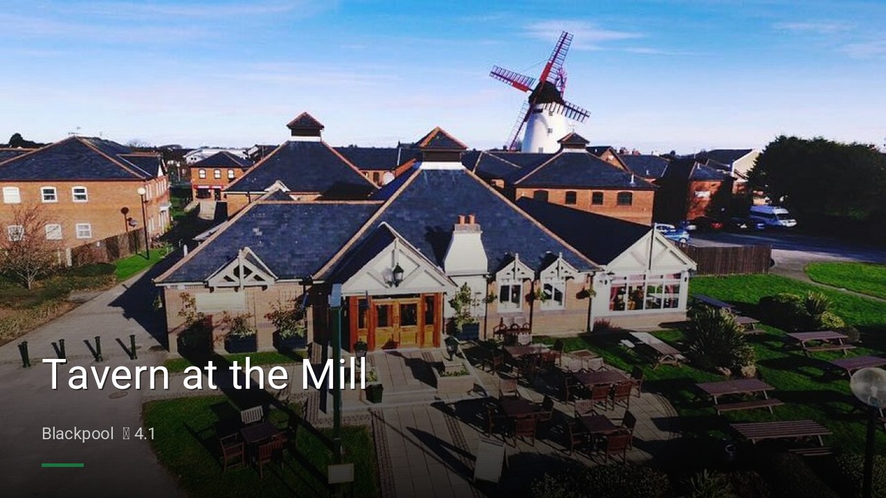 Tavern at the Mill - Sports Bars in Blackpool