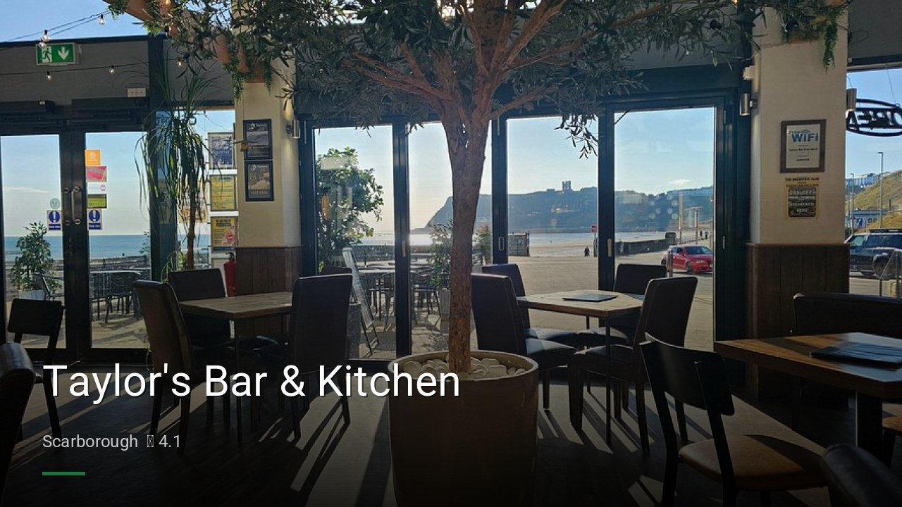 Taylor's Bar & Kitchen - Sports Bars in Scarborough
