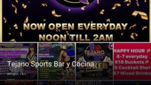 Tejano Sports Bar y Cocina — Sports bars in Arlington