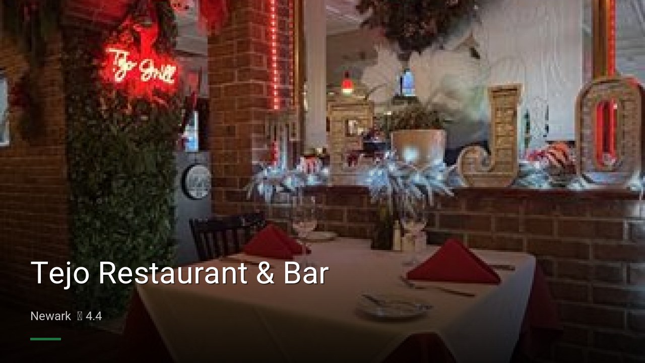 Tejo Restaurant & Bar - Sports Bars in Newark