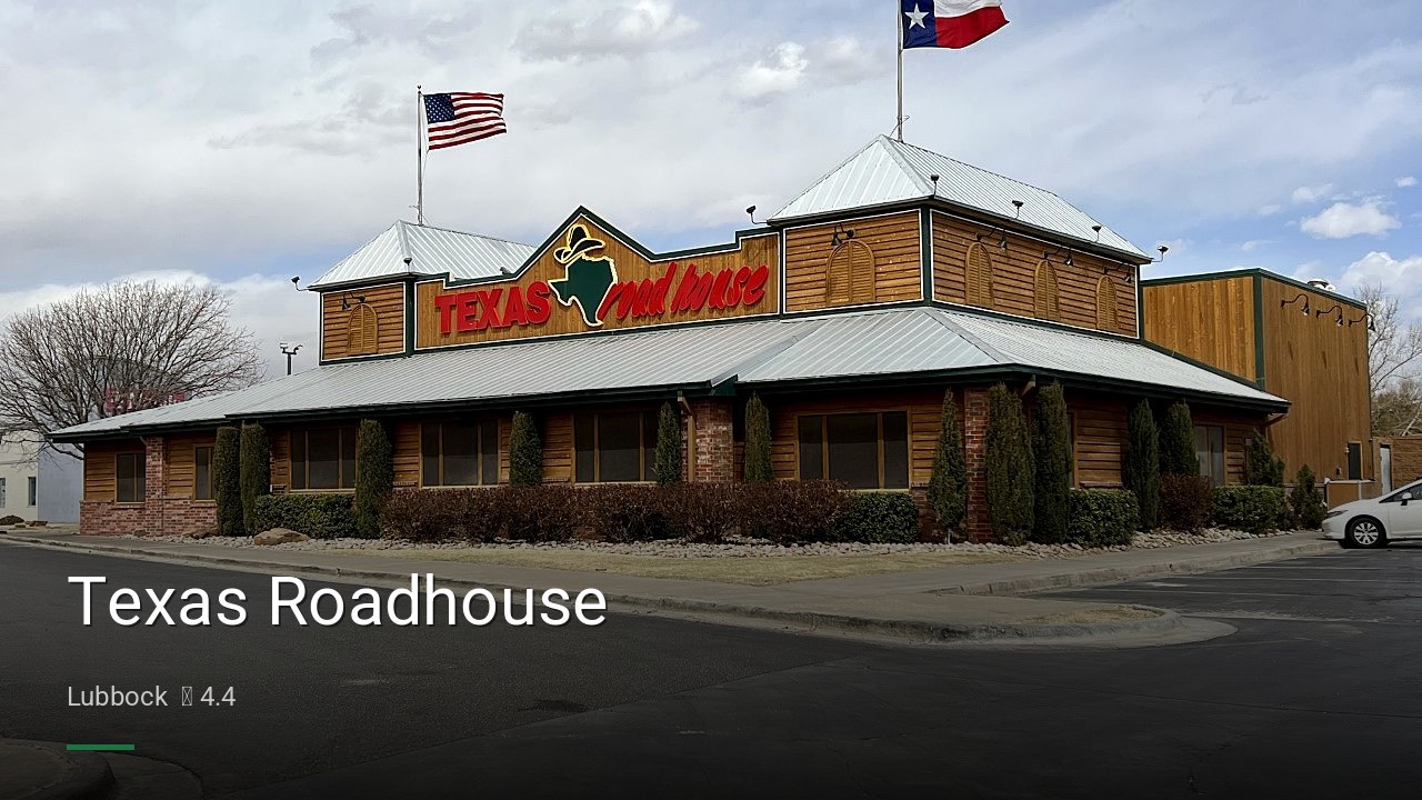 Texas Roadhouse - Sports Bars in Lubbock
