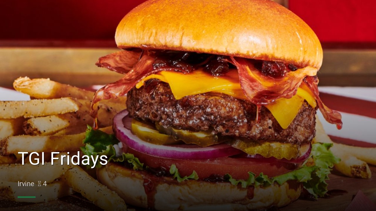 TGI Fridays - Sports Bars in Irvine